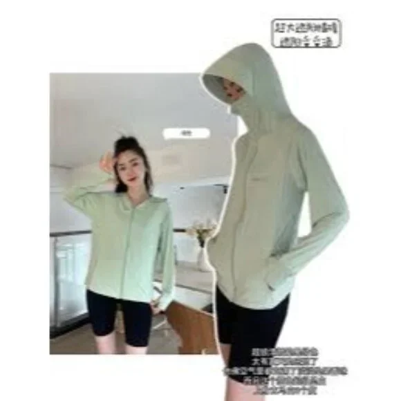 Catkaiser Lightweight Full Sun Protector With Mask Hooded Jacket Women's Large - Picture 3 of 16